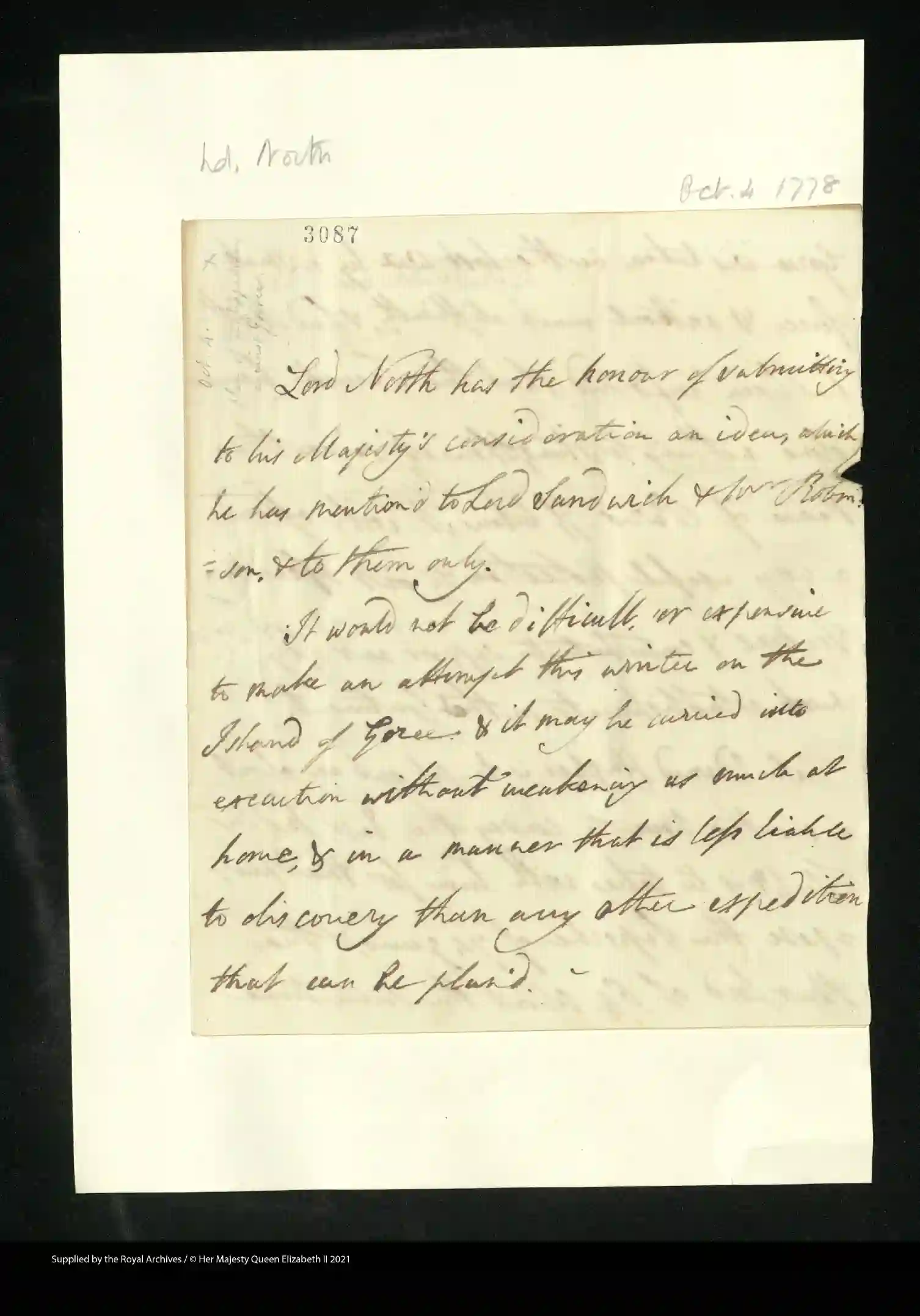 GEO_MAIN_3087-3088 Lord North to George III Oct 4 1778_page-0001