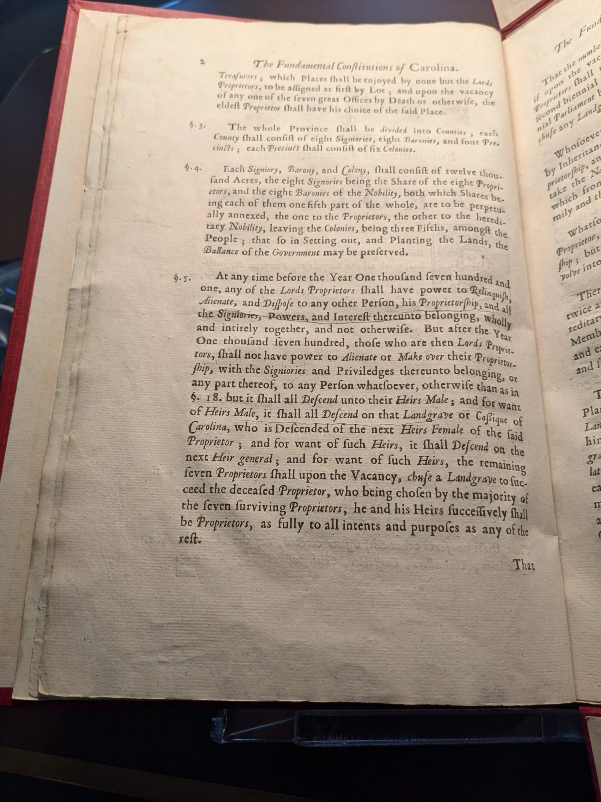 1672 (circa) Fundamental Constitutions printed (LoC)-1_page-0007