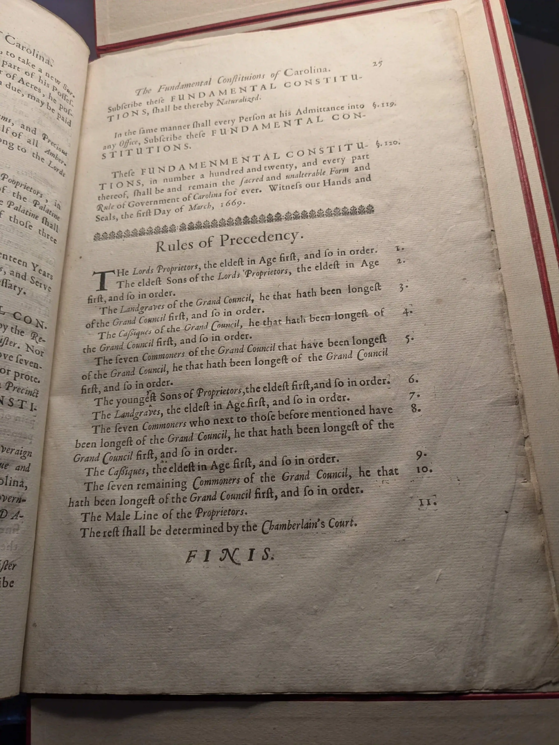 1672 (circa) Fundamental Constitutions printed (LoC)-2_page-0014