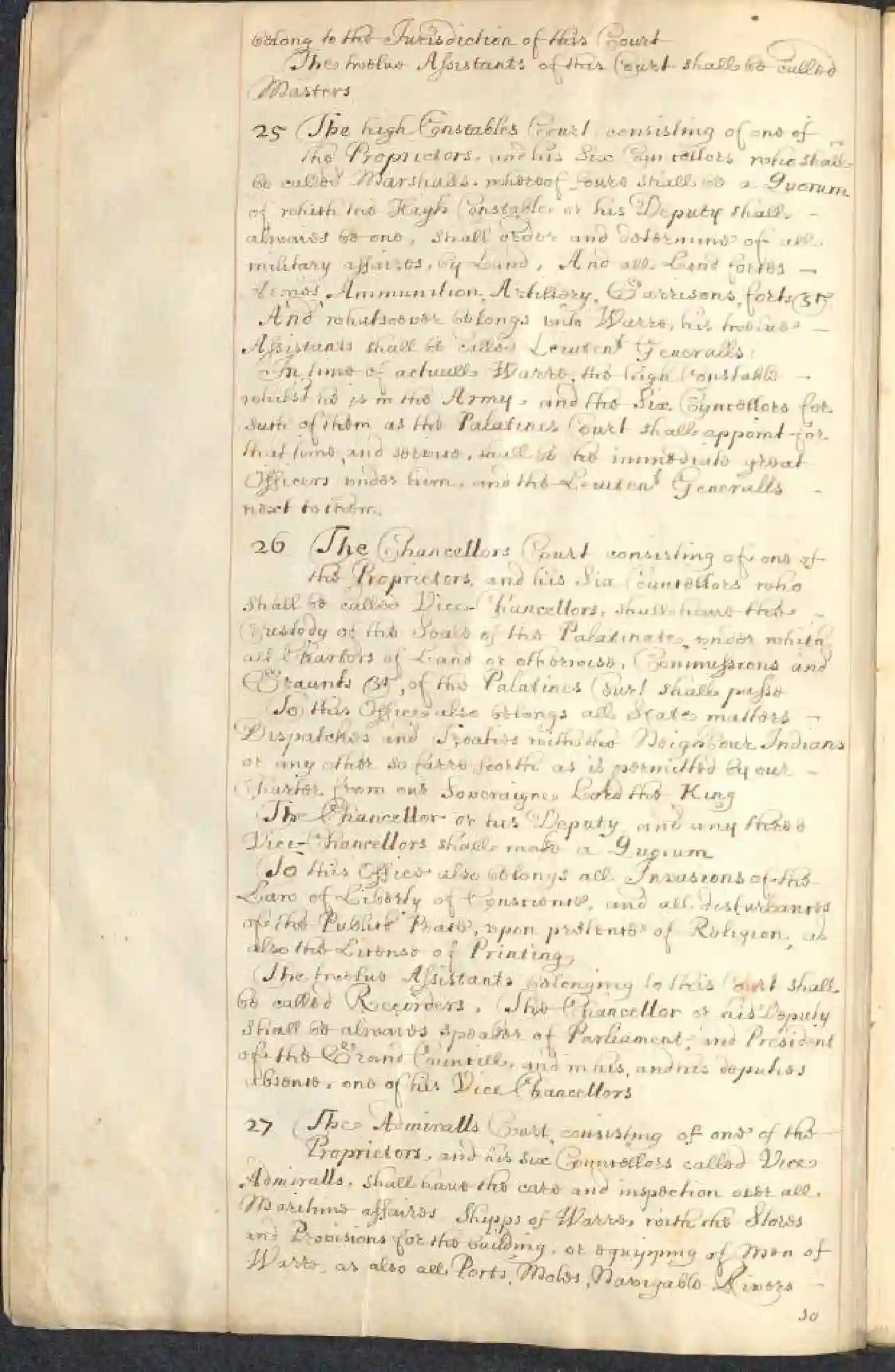 NYPL 1669 coppy of the fundamental constitutions mssfile1790_8743_page-000010