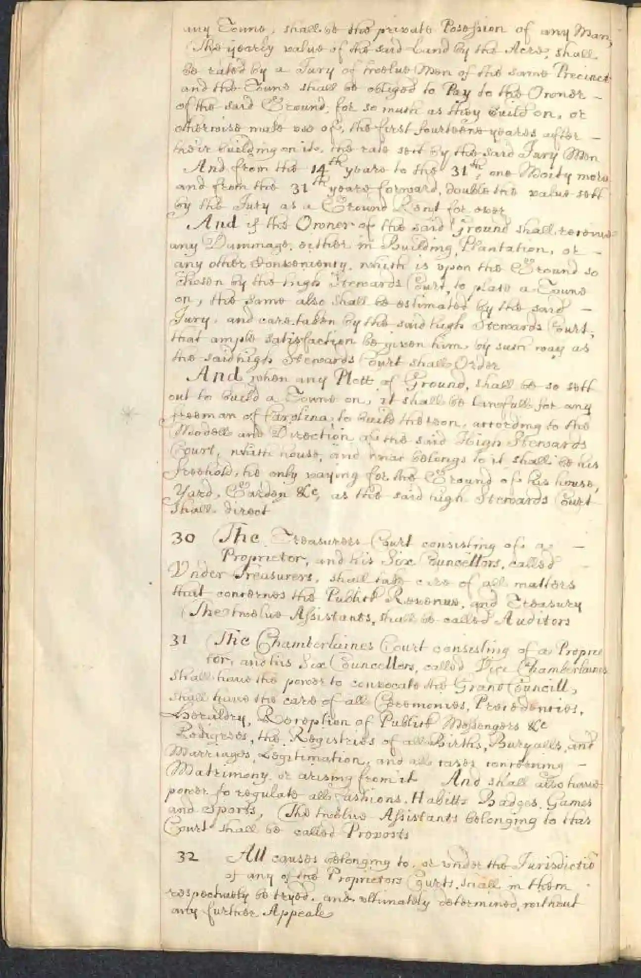 NYPL 1669 coppy of the fundamental constitutions mssfile1790_8743_page-000011
