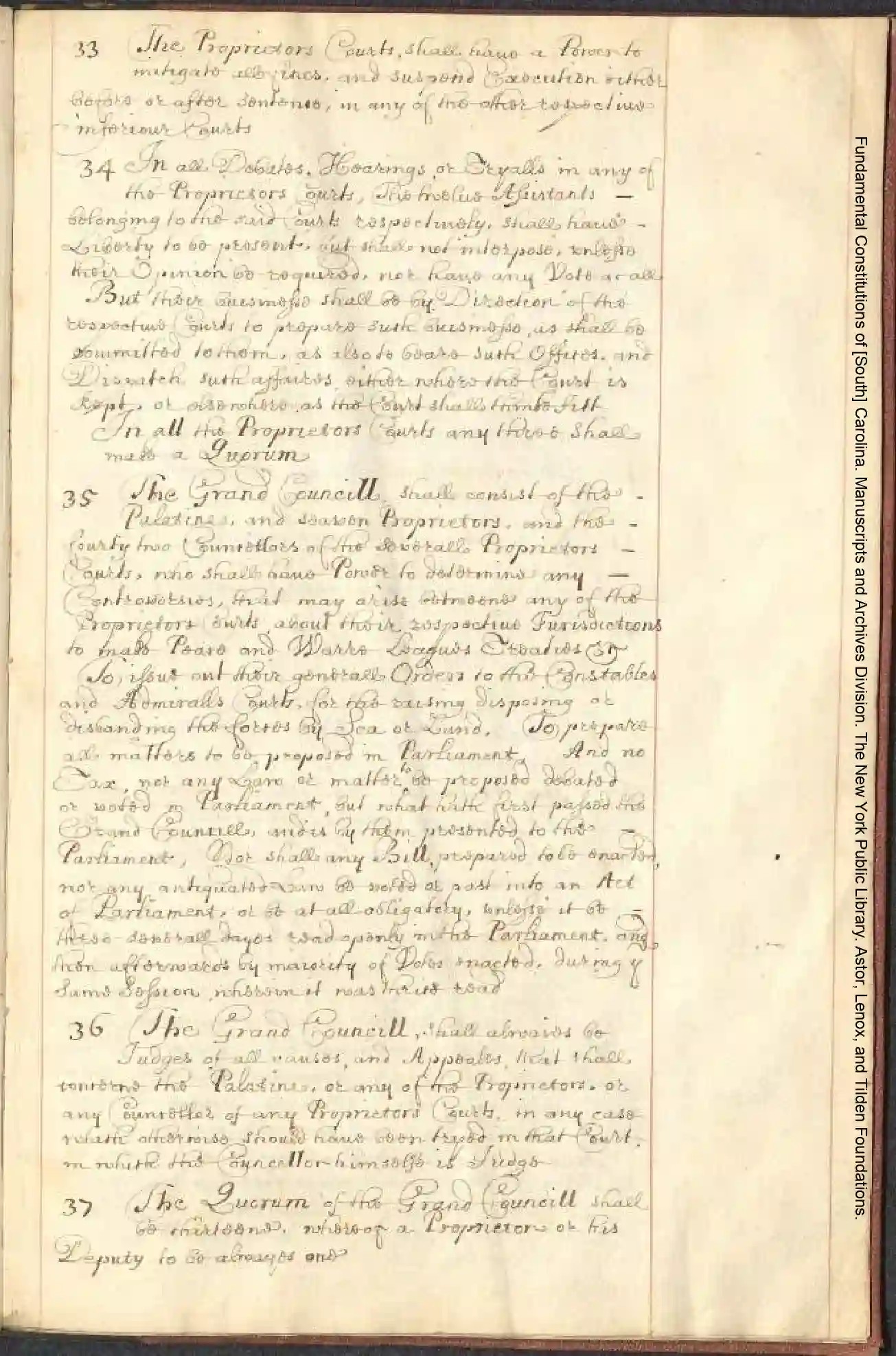 NYPL 1669 coppy of the fundamental constitutions mssfile1790_8743_page-000012
