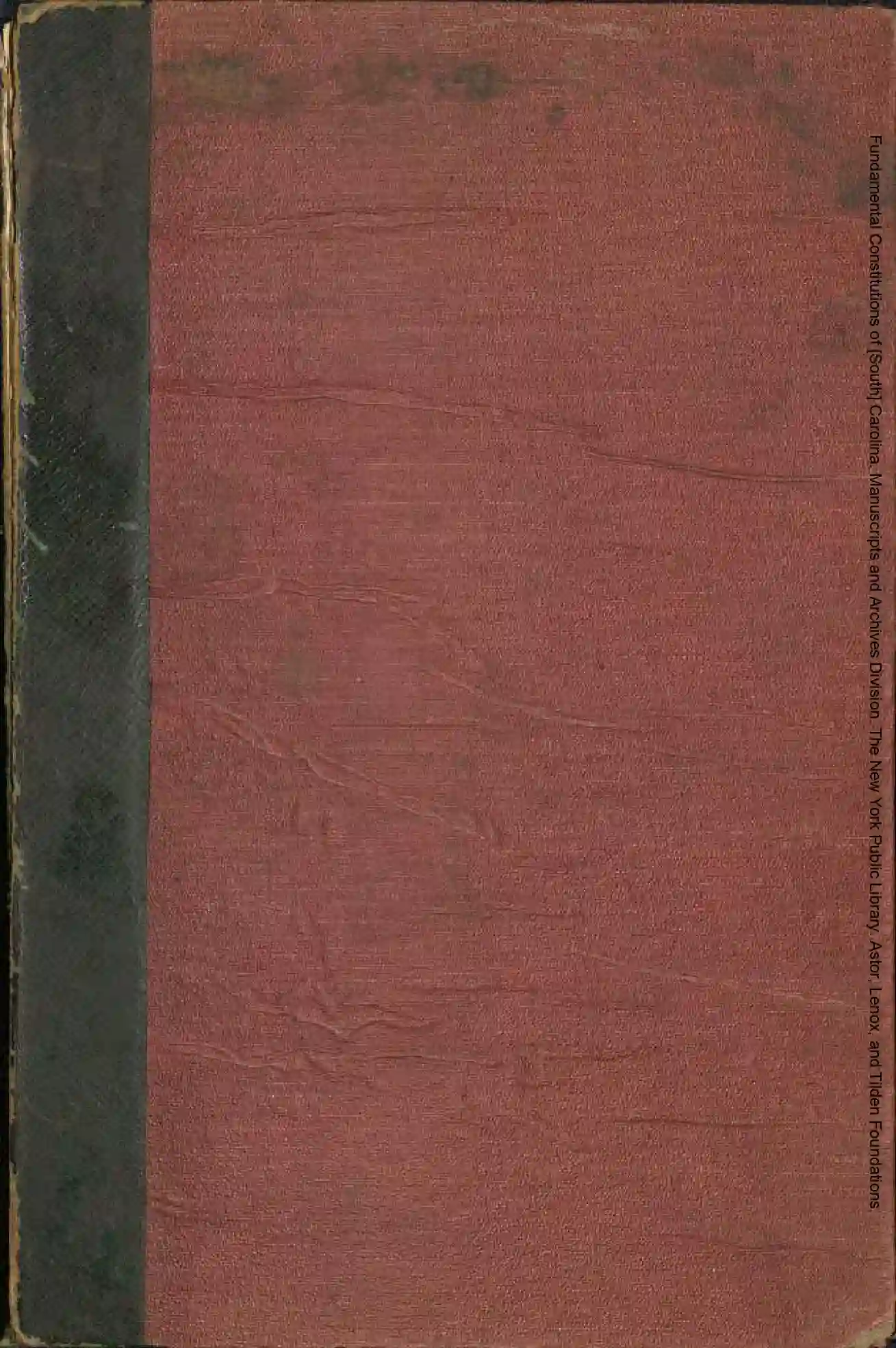 NYPL 1669 coppy of the fundamental constitutions mssfile1790_8743_page-0001
