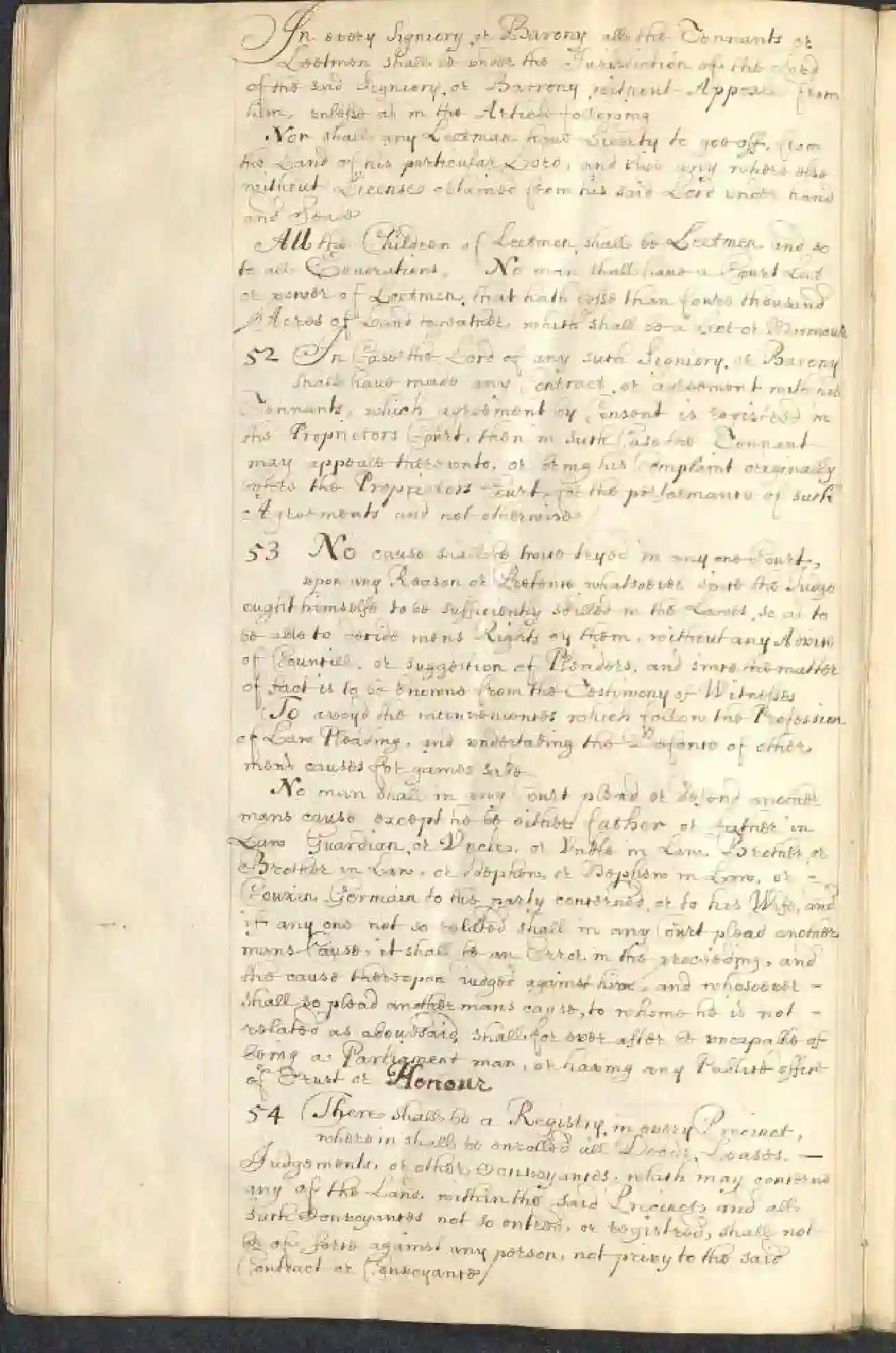 NYPL 1669 coppy of the fundamental constitutions mssfile1790_8743_page-00015