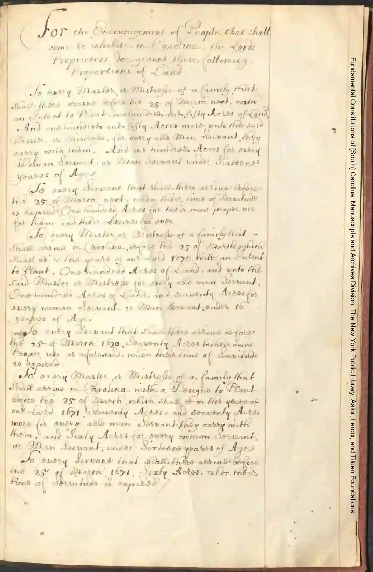 NYPL 1669 coppy of the fundamental constitutions mssfile1790_8743_page-00022