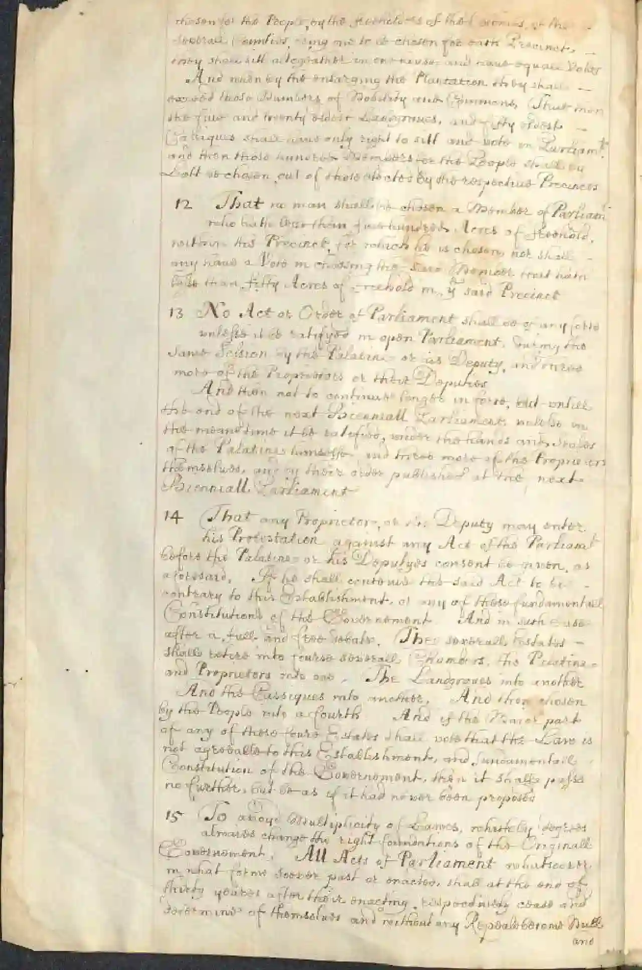 NYPL 1669 coppy of the fundamental constitutions mssfile1790_8743_page-0006