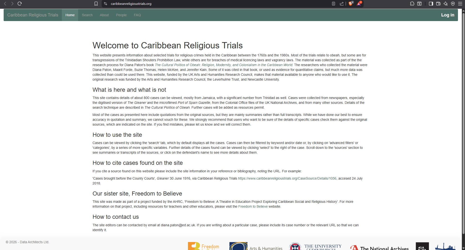 Caribbean Religious Trials