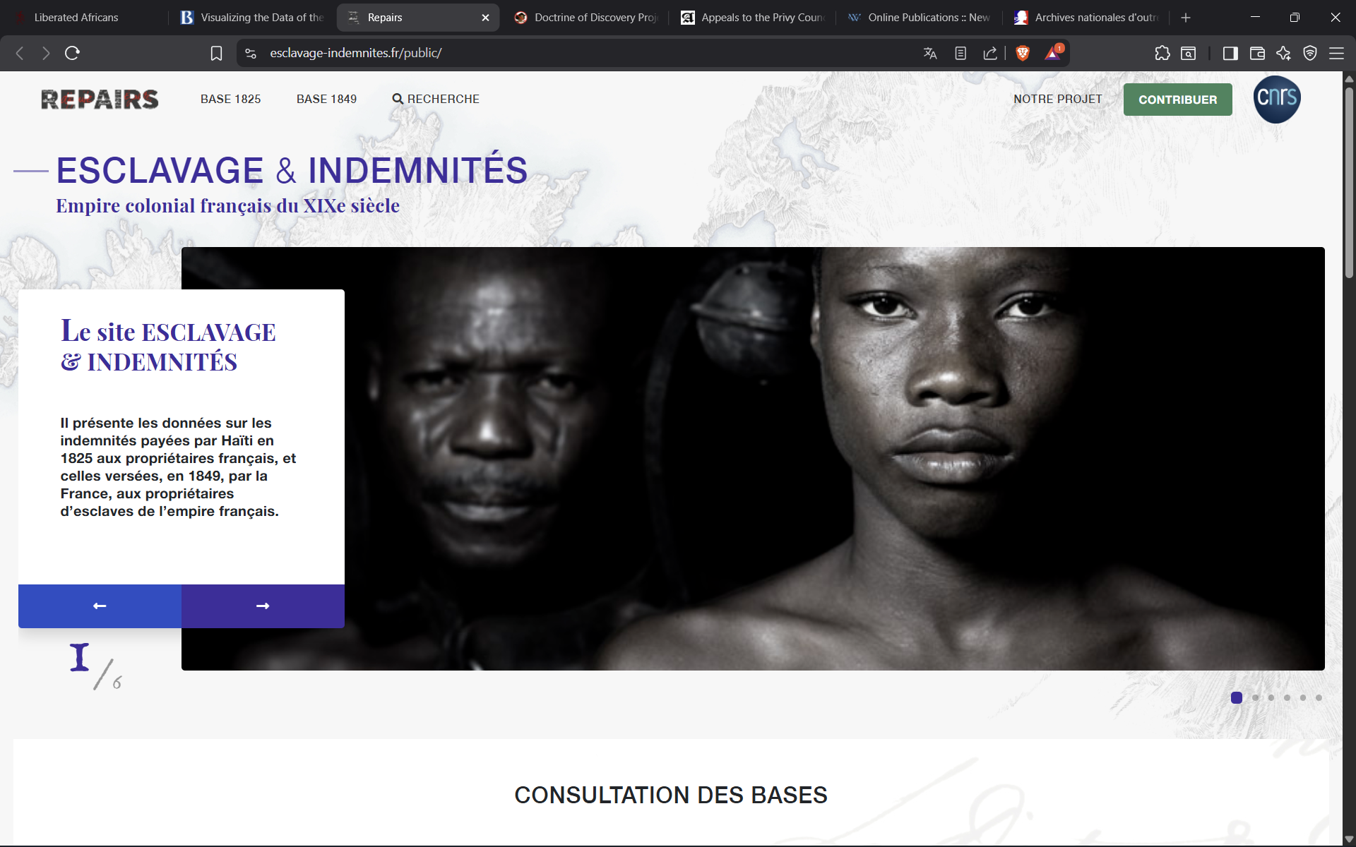 Esclavage & indemnités