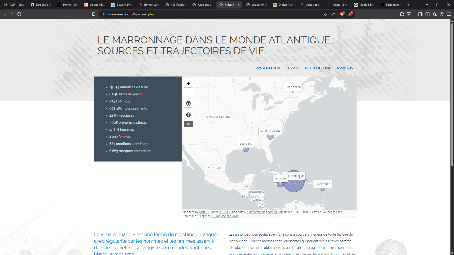 Le Marronage dans le Monde Atlantique