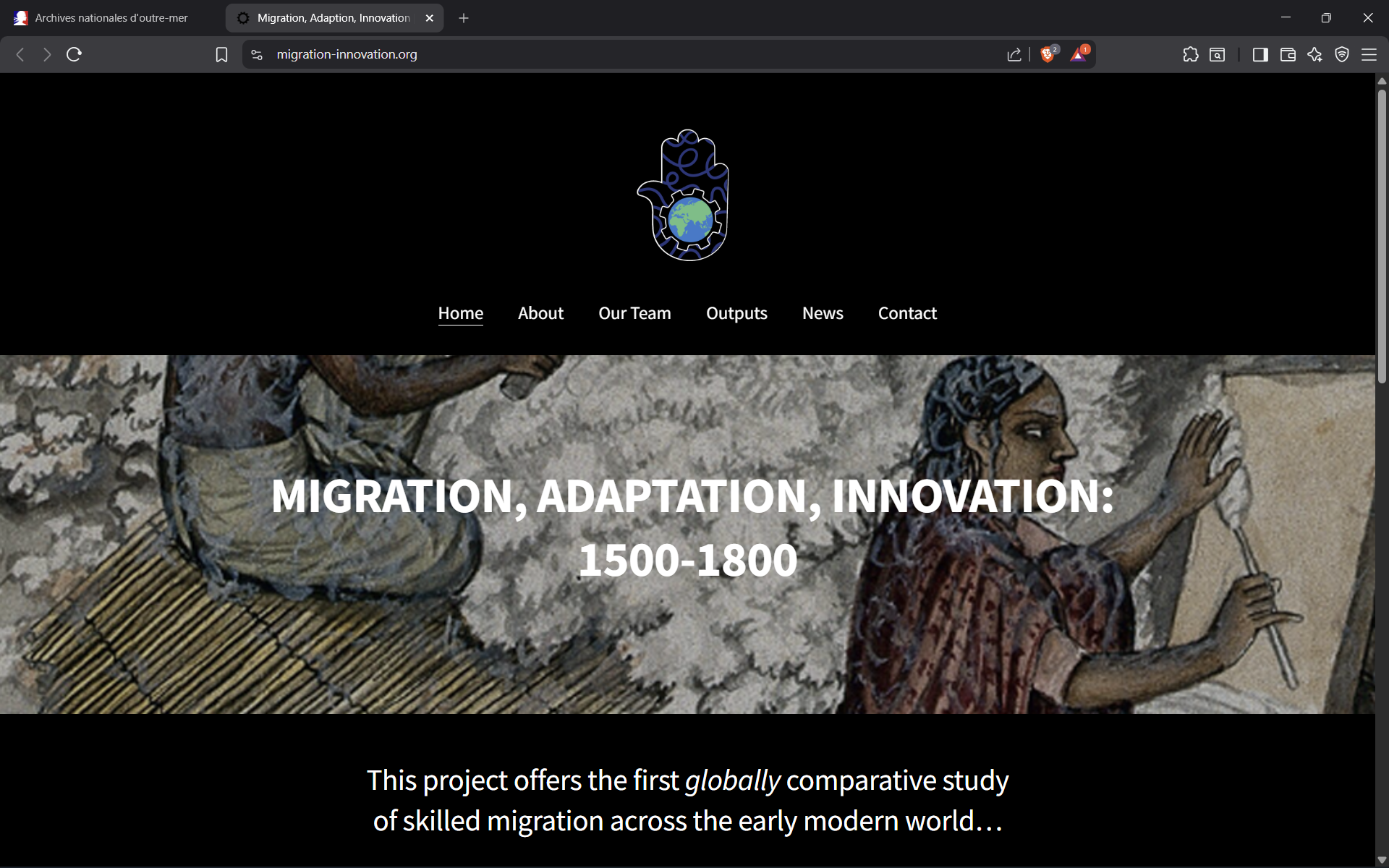MIGRATION, ADAPTATION, INNOVATION:1500-1800