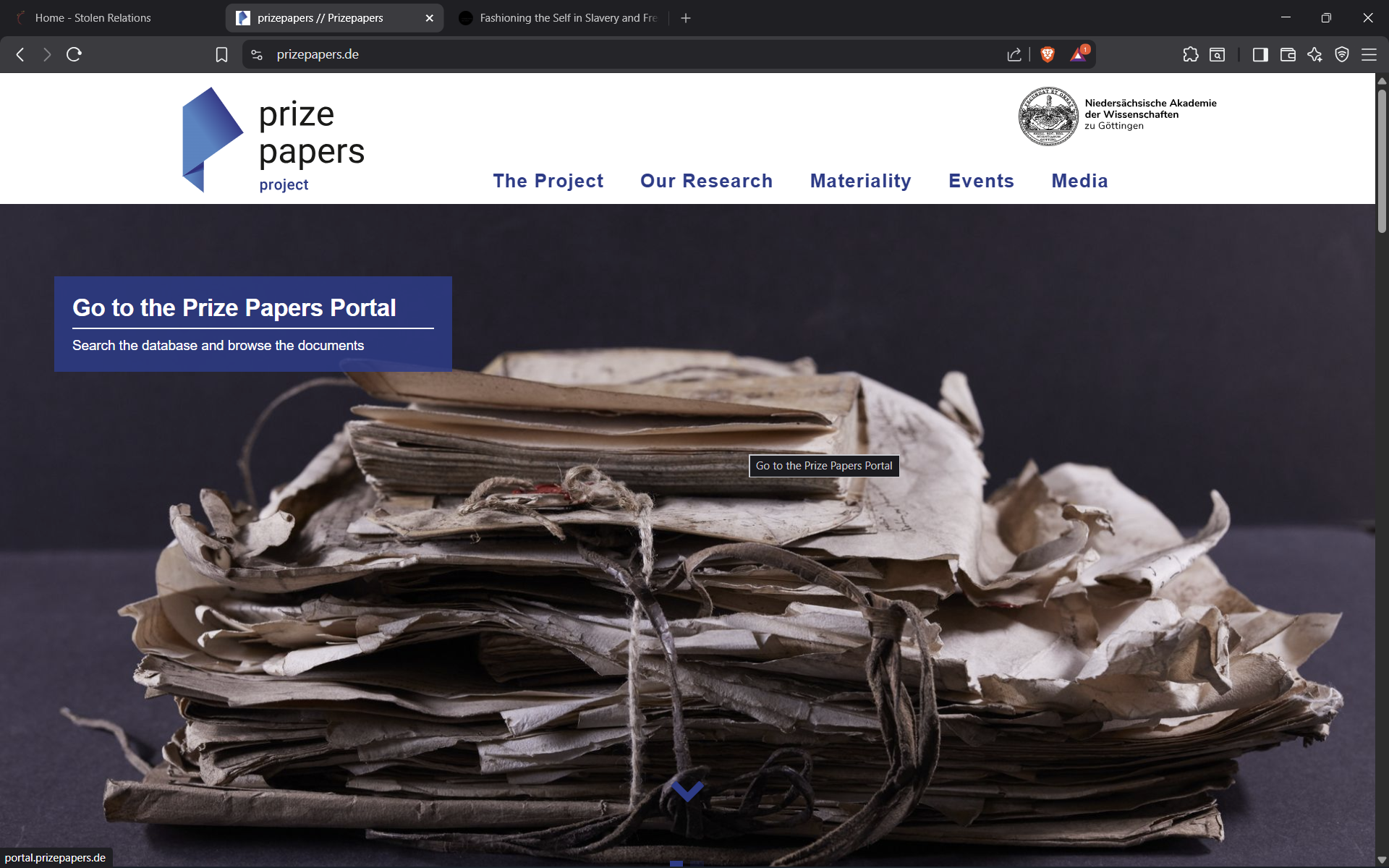 Prize Papers Project