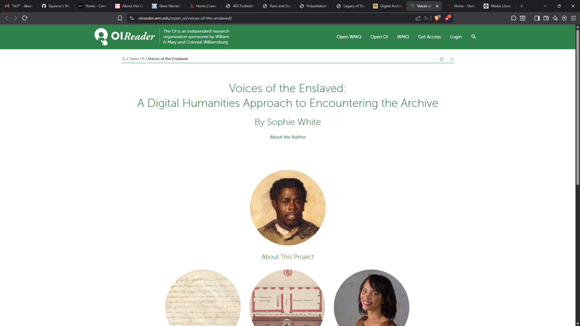 Voices of the Enslaved